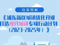 浦东新区如何推动城镇优化升级打造现代城镇？来看政策图解！