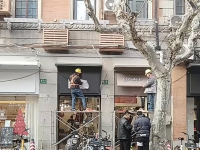 威海路“集体换招”？不！是沿街风貌整体改造 5月份可来打卡