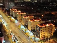 从“彩蛋”往四平路方向，杨浦这段景观照明有变化→